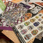 Halloween Lot Scrapbook Junk Journal Paper Stickers Ephemera 