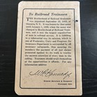 Constitution Brotherhood Of Railroad Trainmen 1946 Miami Beach  Florida