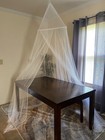 Mosquito Canopy Bed Curtain - 98 5 In  height   500 In  circumference 