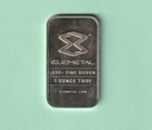 Elemetal Mint Commercial Bar 1 Troy Oz 999 Fine Silver