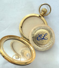 Vintage Estee Lauder Pocket Watch Style Powder Compact