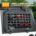 1pcs Rear Window Storage Shelf Molle Panel Fit 2018-2025 Jeep Wrangler Jl 4drs