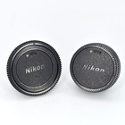 1-2 Pcs Nikon F Mount Body Cap Or Body   Rear Lens Cap Nikkor Dslr Slr Ai Ais