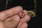 Genuine Ancient Pyu Etched Carnelian Bead With Rare Pattern In Good Condition