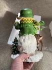 John Deere Holiday Snowman With Deer And Tree Original Box Christmas Decoration