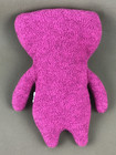 Vintage 2005 Ugly Dolls Wedgehead Pink 8  Little Uglys  Pretty Ugly Plush
