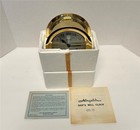 Airguide Brass Ship s Bell Clock   Barometer Set - Rare Never Used - Circa 1958