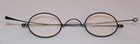 Antique 19th Century Spectacles Oval Straight Temple Eyeglasses Civil War Era