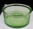 Anchor Hocking Uranium Glass Refrigerator Dish 5 5  X 2 5 