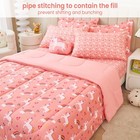 Size Comforter Sets For Girls Kids  8 Pieces Bed In Full Pink Unicorn Rainbow