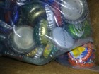 Beer Bottle Caps 2 Lbs Lot Colorful Dented not Dented Mix  Crafting Art Project 