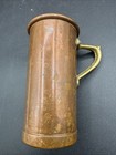 Set Of  6  Vintage Jenzo Italy Copper   Brass Kitchen Measuring Cups