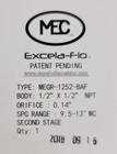 Megr-1252-baf 2nd Second Stage Propane Regulator 10psi 9-13  1 2  Npt Backmount