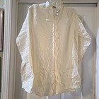 Antique 1925 Collarless Men s Broadcloth Long Sleeve Fancy Shirt No Fade Wedding