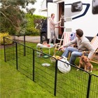 Metal Dog Playpen 24 32 40in 2 4 8 16 Panels Outdoor Pet Fence Exercise Pen