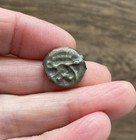 Ancient Celtic  Gaul  Potin Issue Coin  1st Century B c   Scarce 