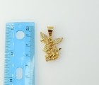 Saint Michael Archangel Small 14k Plated Twist Chain Catholic Necklace