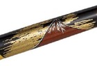         yamanaka Lacquerware Maki-e Fountain Pen Red Fuji Stationery In Box          