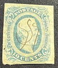 Travelstamps  Us Stamps Confederate Csa Scott  12 Used Pen Cancel