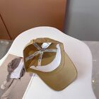 Celine Logo Monogrammed Embroidered Baseball Cap khaki
