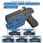Iwb Holster For Handgun With Flashlight Tactical Concealed Carry Kydex