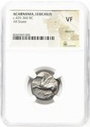 Acarnania Leucas 435-360 Bc Silver Ar Stater Ancient Pegasus Athena Coin  Ngc Vf