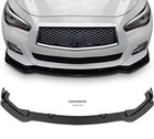 3pcs Black Pp Front Bumper Body Kit Spoiler Chin - Fit For 2014-2017 Infiniti