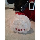 Dan Dee Snowflake Teddy 19 Inch 2013 Christmas Suit Black White Red
