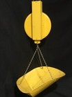 Vintage American Family Scale Co  Hanging Basket Scale- Weighs Up To 60lb Yellow