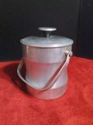 Vintage Aluminum Ice Bucket Made In Italy