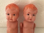Pair Of Vintage 9  Celluloid Jointed Twin Baby Dolls Made In Japan 1920s