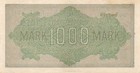 Xxx-rare Genuine German 1000 Mark Weimar Banknote 1922 Nearly Unc     