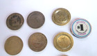 Casino Tokens Vintage Gaming Coins Lot Of 14