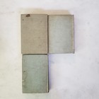 Lot Of 3 Antique Hardcover Decorative Books  Beige greige