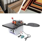 Portable Edge Bander Machine 110v Double Side Gluing Wood Banding Machine 1200w 