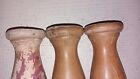 Set Of 3 Vintage Wooden Architectural Salvage Ornate Tan Columns 7 