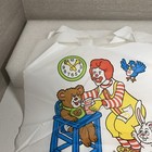 Vintage Mcdonald s Ronald Mcdonald Plastic Restaurant Bib 1986