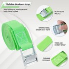 Set Of 6 Lashing Straps With Buckles Adjustable Cam Buckle Tie Down Cinch Strap