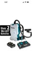Makita Backpack Dry Vacuum Xcv17pg 36v Lxt 1 6 Gallon X2 18v Batteries Included