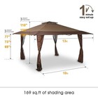 13  X 13  Ez Pop Up Commercial Gazebo Tent Outdoor Wedding Canopy Events Tent