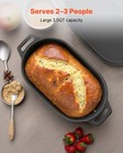 Vevor Enameled Cast Iron Dutch Oven Heavy-duty Cookware With Lid Handles Black