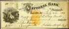 Ky  15 Danville Kentucky The First National Bank July 22  1869 Bank Check