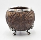 Rare Queen Victoria Coronation Sterling Silver Mounted Coconut Cup London 1838