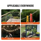 Stainless Steel 1 8  7x7 Wire Rope 100ft Durable Cable For Railing   General Use