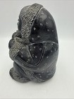 Vtg Aardvark 5    Eskimo Canada Carved Stone Figurine Child With Doll