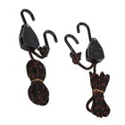 4pcs 1 8in 8ft Adjustable Heavy Duty Rope Hanger Ratchet Kayak And Canoe Bow    