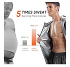 Sauna Suit For Men Weight Loss Sweat Suit Boxing Exercise Sweat Sauna Jacket New