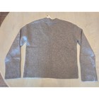 Nwt Unsubscribed Winter-weight Cashmere V-neck Sweater Sz Medium Gray