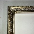 Gold Framed Vintage Vanity Filigree Mirror 15x10 In Brass Metal Rectangle Tray 