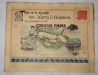 1944 Circus Fans Association Of America Member Certificate Extremely Rare